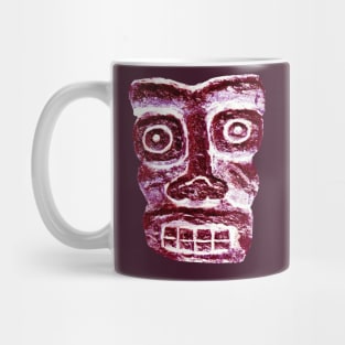 Stone Face Skull Grin Mask Mug